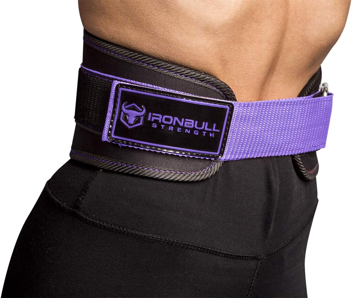 Women Weight Lifting Belt - High Performance Neoprene Back Support - Light Weight & Heavy Duty Core Support For WeightLifting and Fitness