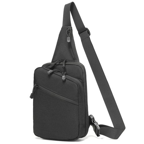 WCALULEG Sling Bag for Men, Crossbody Bag Shoulder Bag for Men Gun Bags for Handguns Sling Backpack EDC Bag Updated