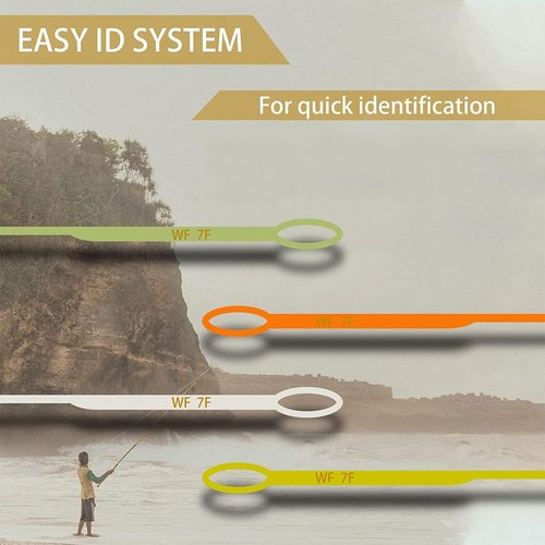 Riverruns Fly Fishing Floating Line with Welded Loop Weight Forward Fly Lines 85FT WF4 5 6 7F (Single Moss Green, WF4F)
