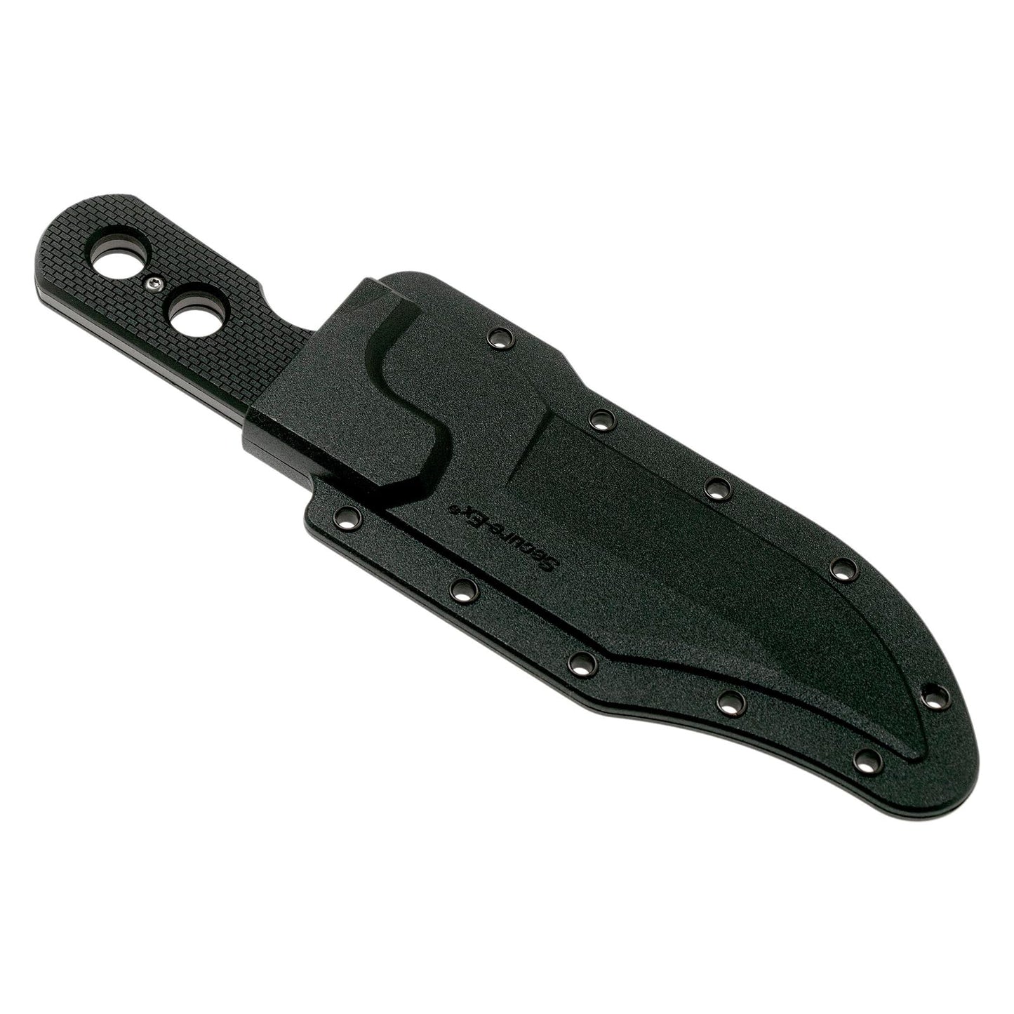 Cold Steel Mini Tac Bowie 3-5/8" Lightweight Durable 8Cr13MoV Stainless Steel Fixed Blade Clip Point Outdoor Hunting Utility Knife, Griv-Ex Handle, Secure-Ex Sheath - Blister