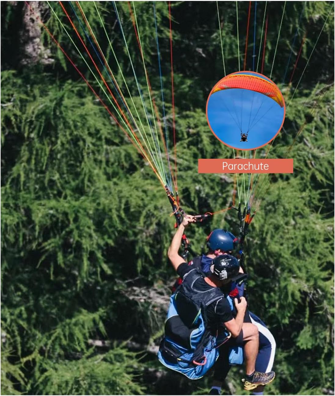 9 Strand 550 Luminous Glow in The Dark Paracord Parachute Cord 100FT (Blue)