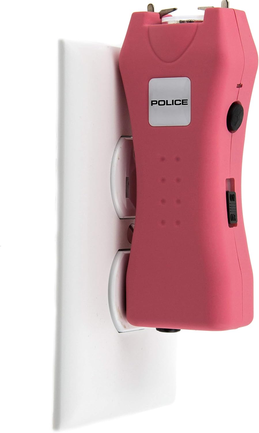 Police Stun Gun for Self Defense 618 – High Voltage Mini Rechargeable with LED Flashlight, Compact & Heavy Duty – Personal Security for Women - Pink