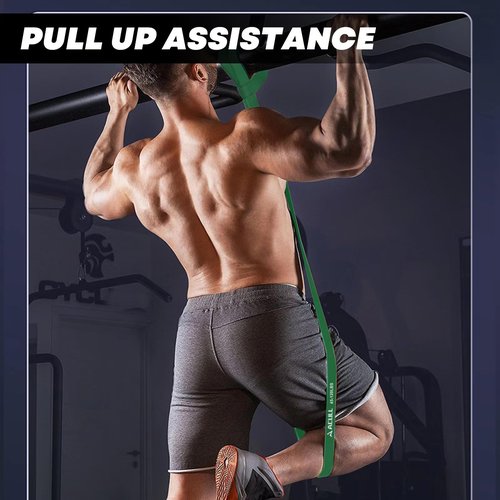 Resistance Bands Set for Pull Ups & Full Body Workouts, Exercise Bands for Men and Women, Multi-Level Workout Bands with Carry Bag, Strength Training & Physical Therapy