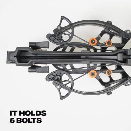 BALLISTA BAT Reverse Draw Compound Mini Crossbow with Magazine - Small Crossbow for Hunting and Target - Fast 340 fps, Powerful 150 lbs, Lightweight 3.44 lbs