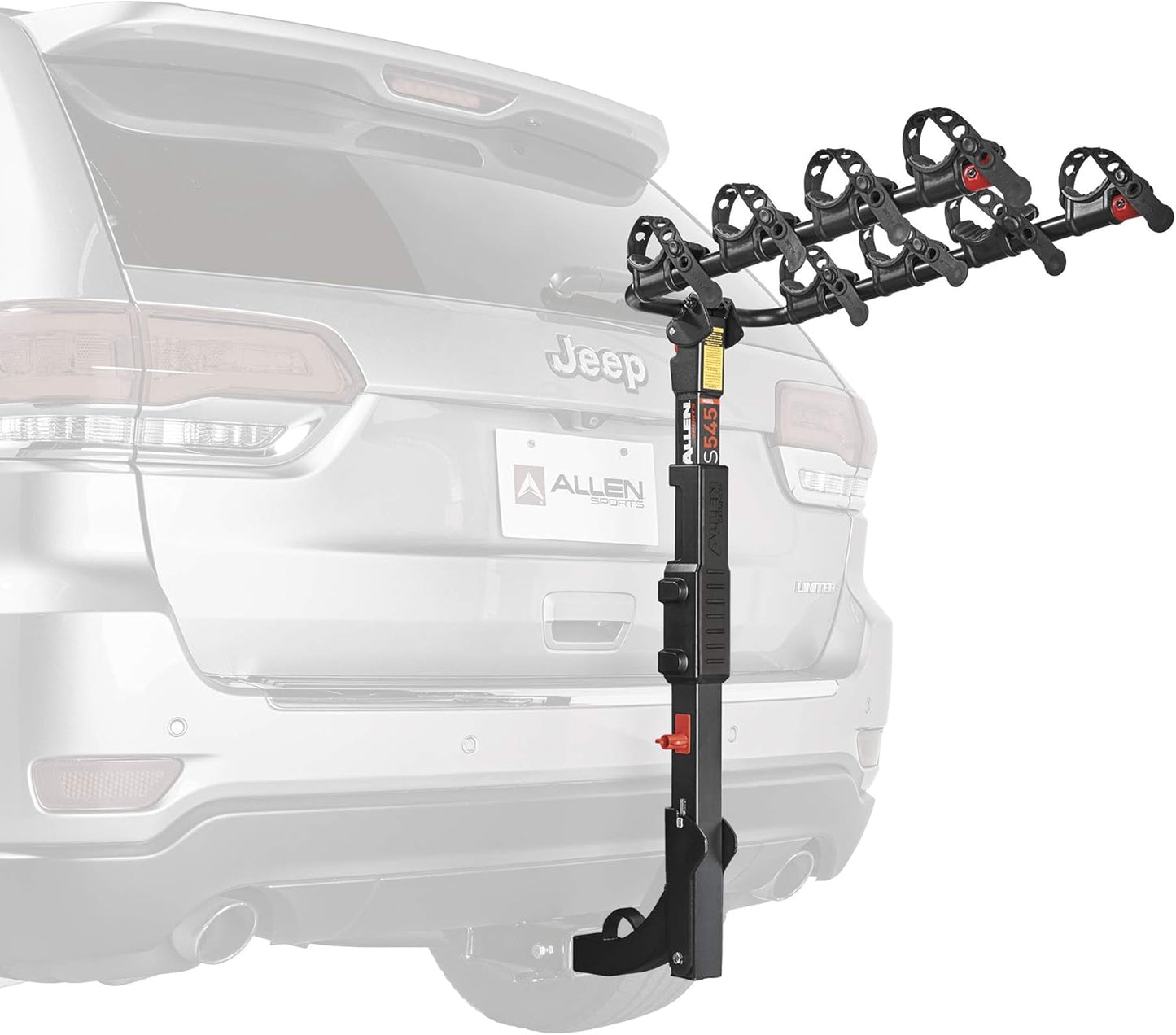 Allen Sports Deluxe 4-Bike Hitch Mount Rack (2-Inch Receiver) , Black