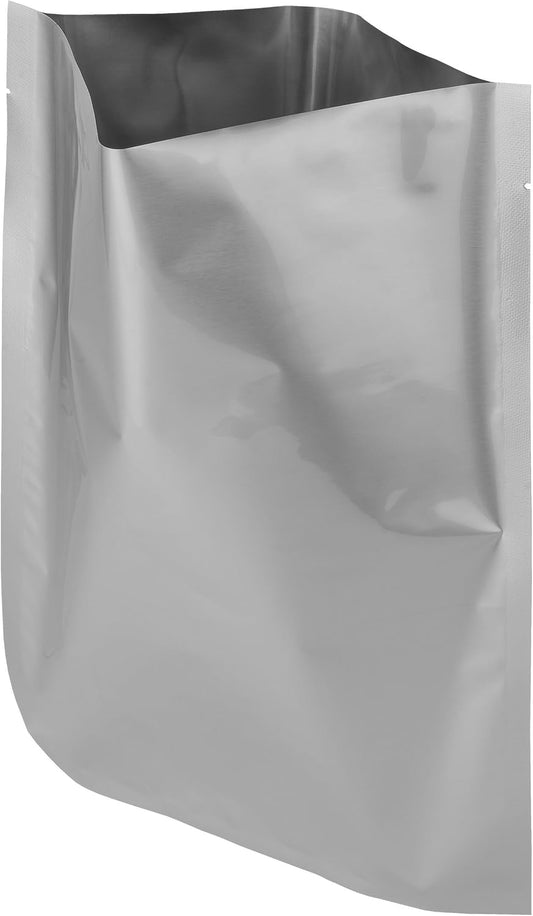 Dry-Packs no Mylar Bag, 5-1-Gallon, 100 Gram, Silver