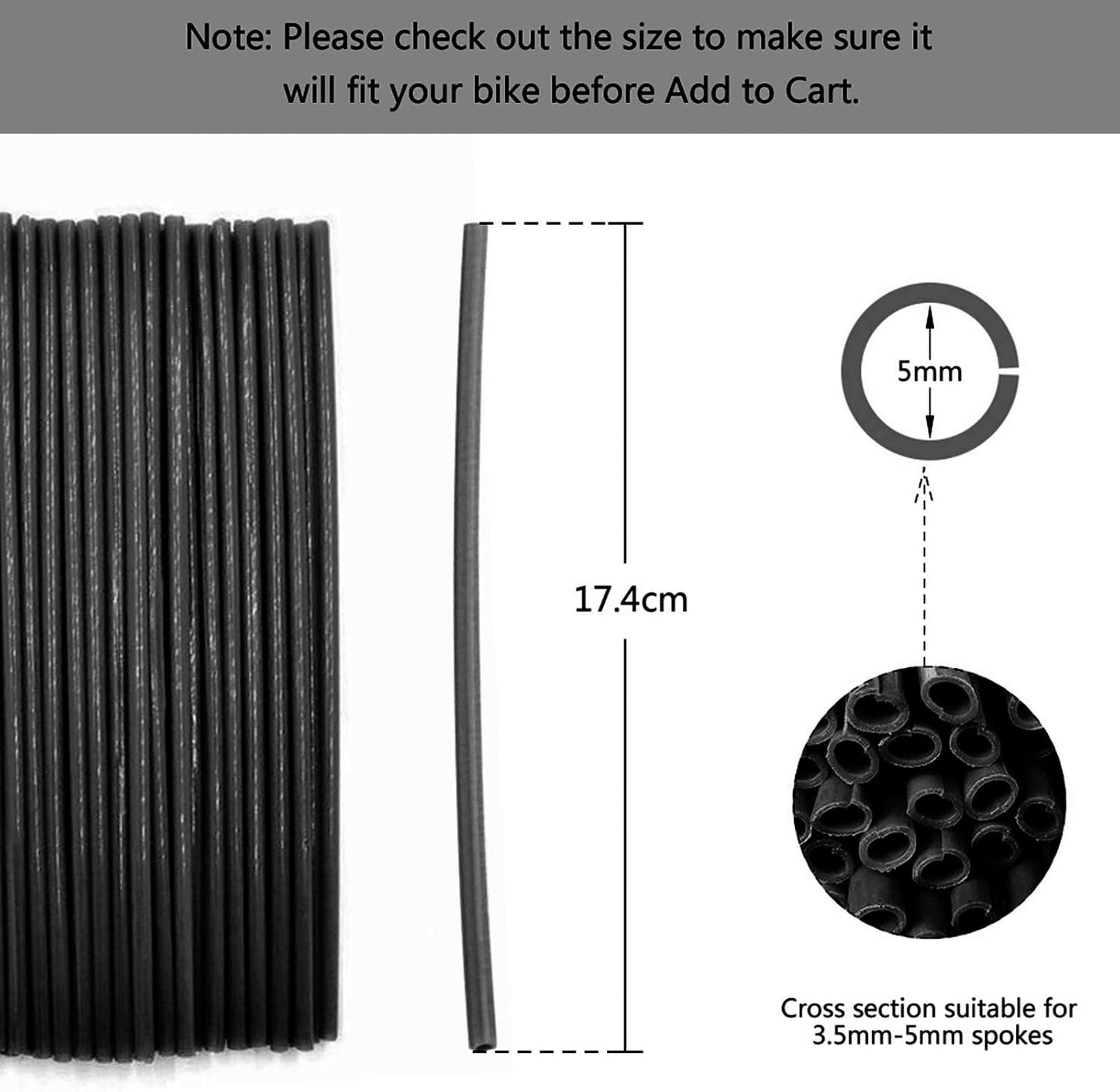 36 pcs Wheel Rim Spoke Covers, Keenso Motocross Rims Off Road Guard Wraps Kit Motorcycle Covers Wrap Decor Protector For Universal Motocross Dirt Bike(Green)