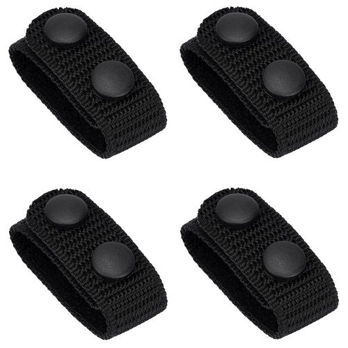 TACNEX Duty Belt Keepers w/Loop Liner Nylon Utility Belt Stays Holder Tactical Belt Retainer for 2" Wide Belt 4PCS