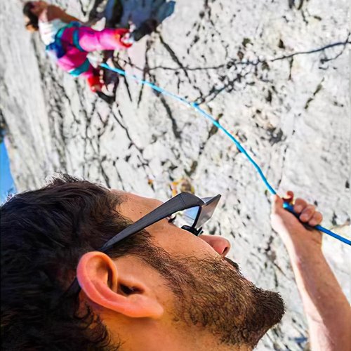 reiliva Belay Glasses for Rock Climbing, 90 Degree Upward Prism Glasses for Outdoor Climbing Light Weight Climbing Belay Glasses Prevent Neck Fatigue for Rock Climbers