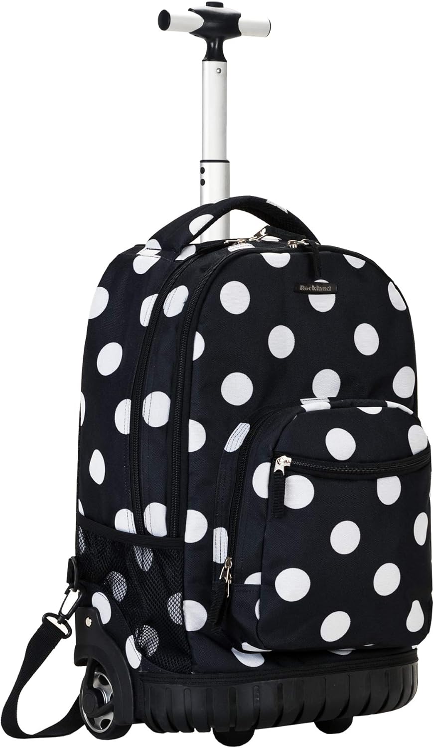 Rockland Single Handle Rolling Backpack, PURPLEPEARL, One Size