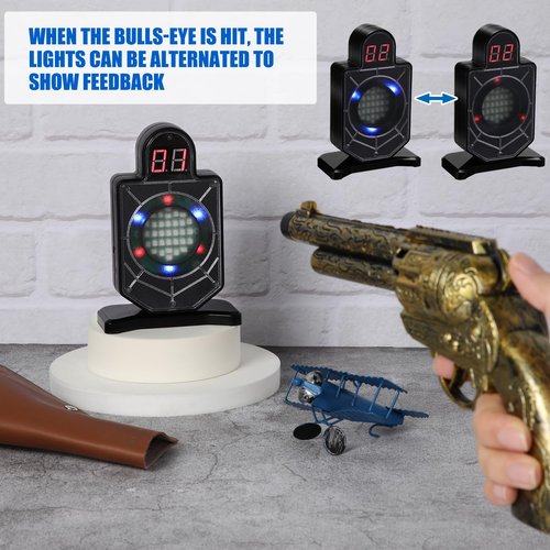 VercanMonth 2 Pcs Dry Fire Laser Training System Portable Trainer and Counting Laser Targets for Dry Fire Shooting Practice(Rectangular Style)