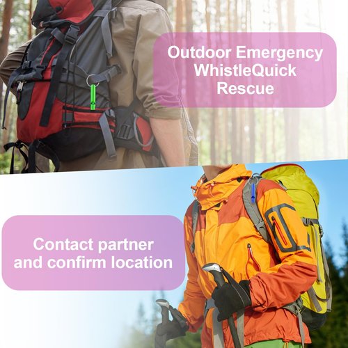 Mabor 12 Pcs Emergency Whistle Survival,Gather Team Members Outdoors,Hyper Whistle Keychain, 571534_1_y6pB5tXFy