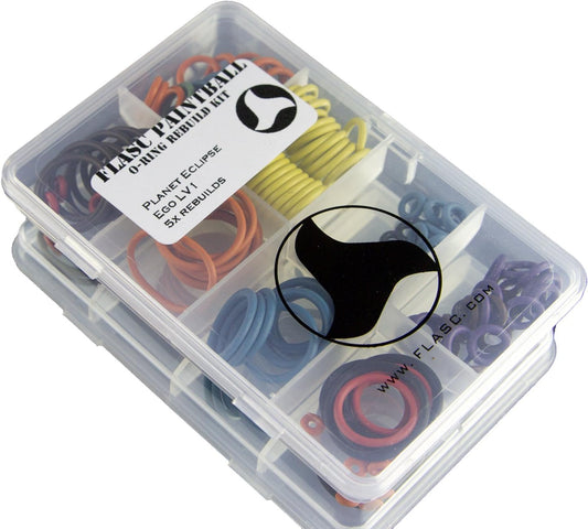 Planet Eclipse Ego LV1 5X Color Coded Paintball o-Ring Rebuild kit