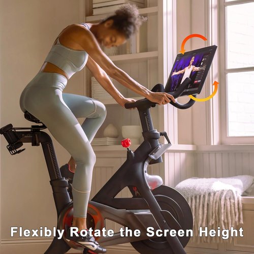 NICEDACK Screen Swivel Mount for Peloton Bike, Pivot for Peloton Bikes, 360° Movement Screen Swivel Compatible with Peloton, Adjuster for Peloton Screen Rotating, Swivel Screen Attachment for Peloton