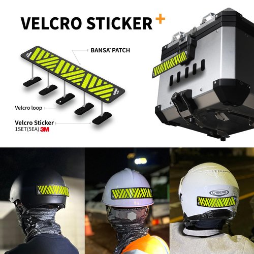 BANSA My Reflective Band Ultra-A Green 1pcs - High Visibility Gear for Night Walking,Running,Bike,Motorcycle,Camping,Walking&Cycling | Multiple Use | Orange,Green,White,Red,Yellow