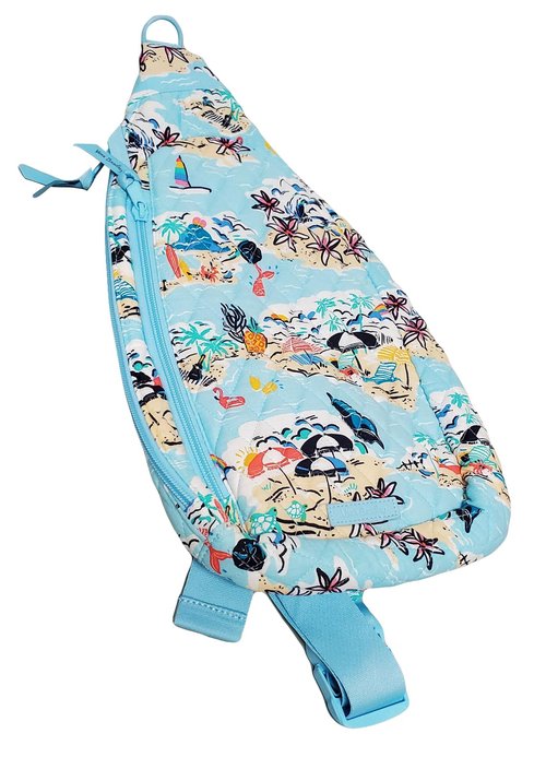 Vera Bradley Essential Sling Backpack (Beach Treasures, One Size)