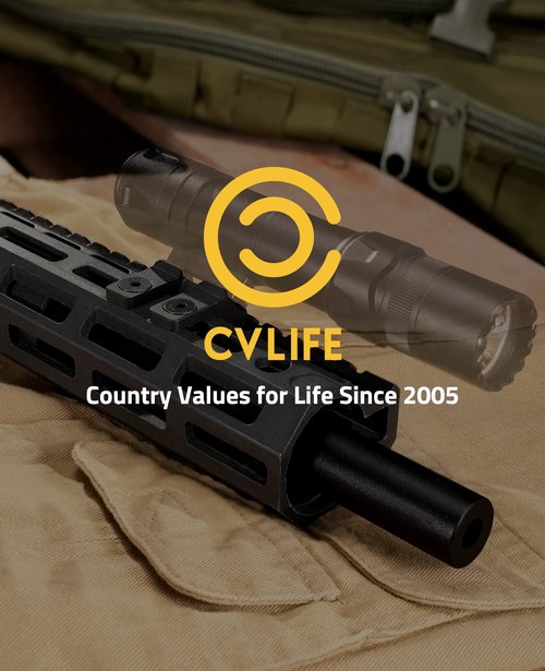 CVLIFE M-Rail Mount for Tactical Flashlight, 45 Degree Compatible with Streamlight Protac Series/Surefire M300/M600 Series