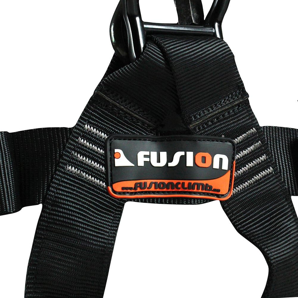 Fusion Climb Tac Rescue Tactical Full Body 3d Eva Padded Heavy Duty Adjustable Zipline Harness 23kn