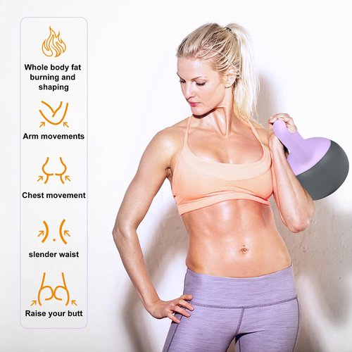 Primasole Soft Kettlebell Shook Resistance base. Anti Slip hand Kettlebell weights for Home workout anti-impact Kettlebells dumbbells for strength and safety.