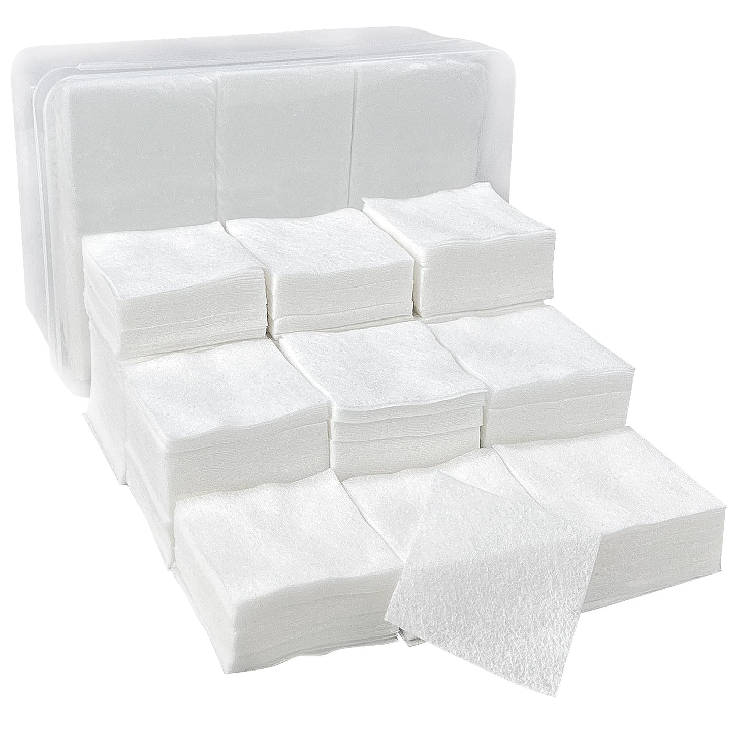 900 PCS Gun Cleaning Patches, 2x2 Inch Square Lint-Free Cotton Pads for 9mm, Rifle, Shotgun & Firearm Maintenance - High Absorbency Gun Cleaning Wipes, Cloth, Pads with Storage Case