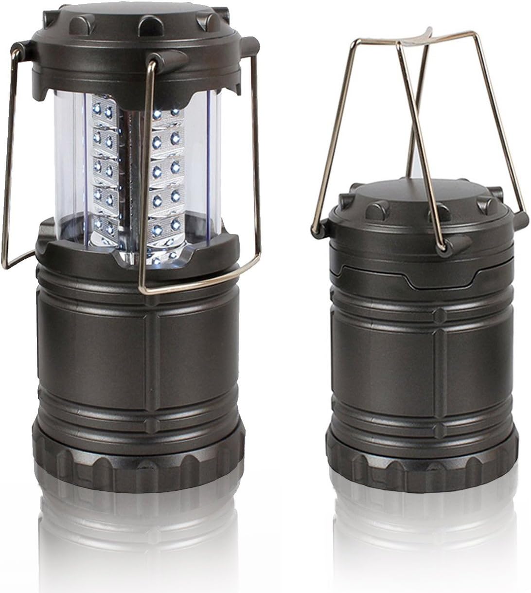 Ultra Bright 30 LED Camping Lantern - Portable Gray Light for Outdoor Adventures