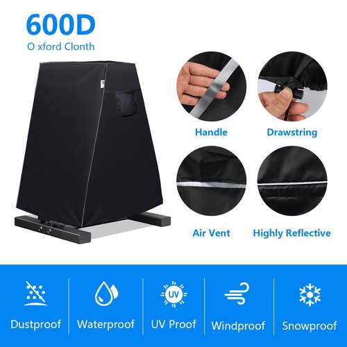 Ddeman Dumbbell Rack Cover, A-Frame Dumbbell Rack Cover, for Home Gym Compact CPA Triangle Dumbbell Racks, A-Frame 6-Storey Dumbbell Racks, Dumbbell A-Rack Cover (cover only)