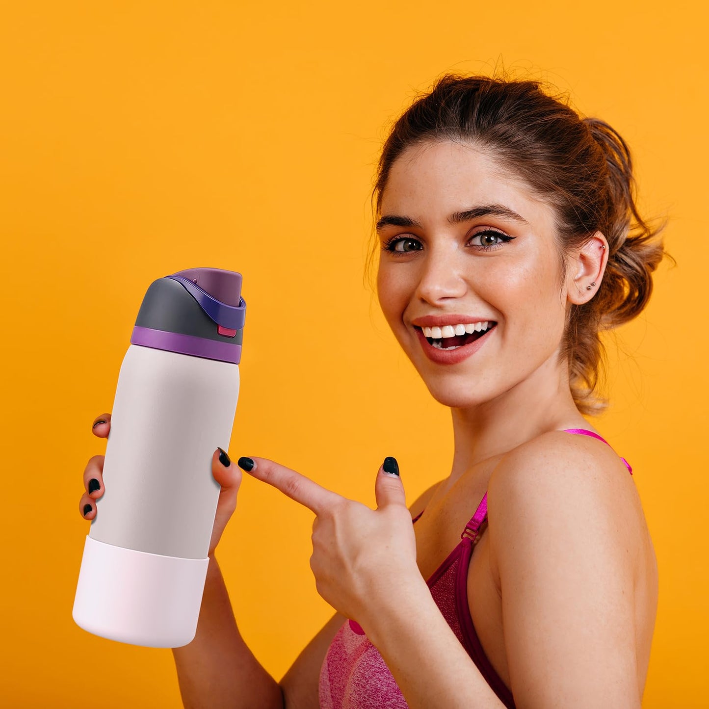 Allwith Boot Sleeve for Owala Water Bottle 32 oz - 2 PCS Accessory Silicone Water Bottle Protector for FreeSip/Twist/Flip - Dishwasher Safe, BPA-Free, Non-Toxic