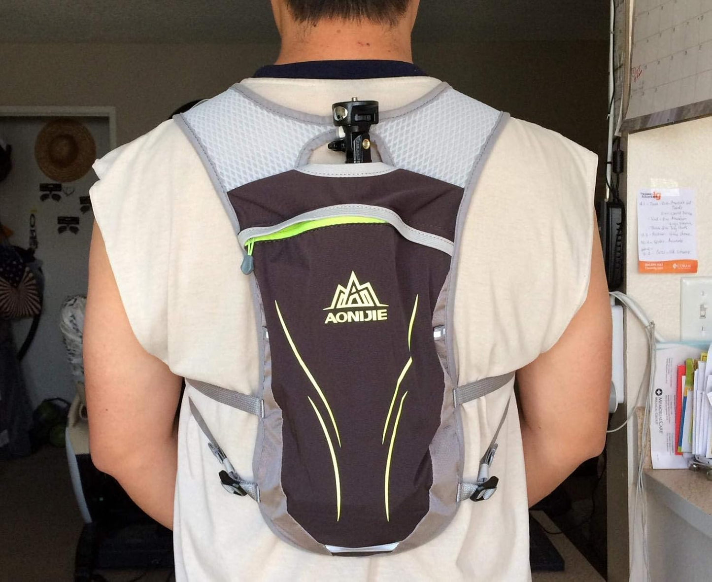 JEELAD Running Hydration Vest Trail Backpack for Women and Men Jogging Trail Race Marathon Cycling Hiking