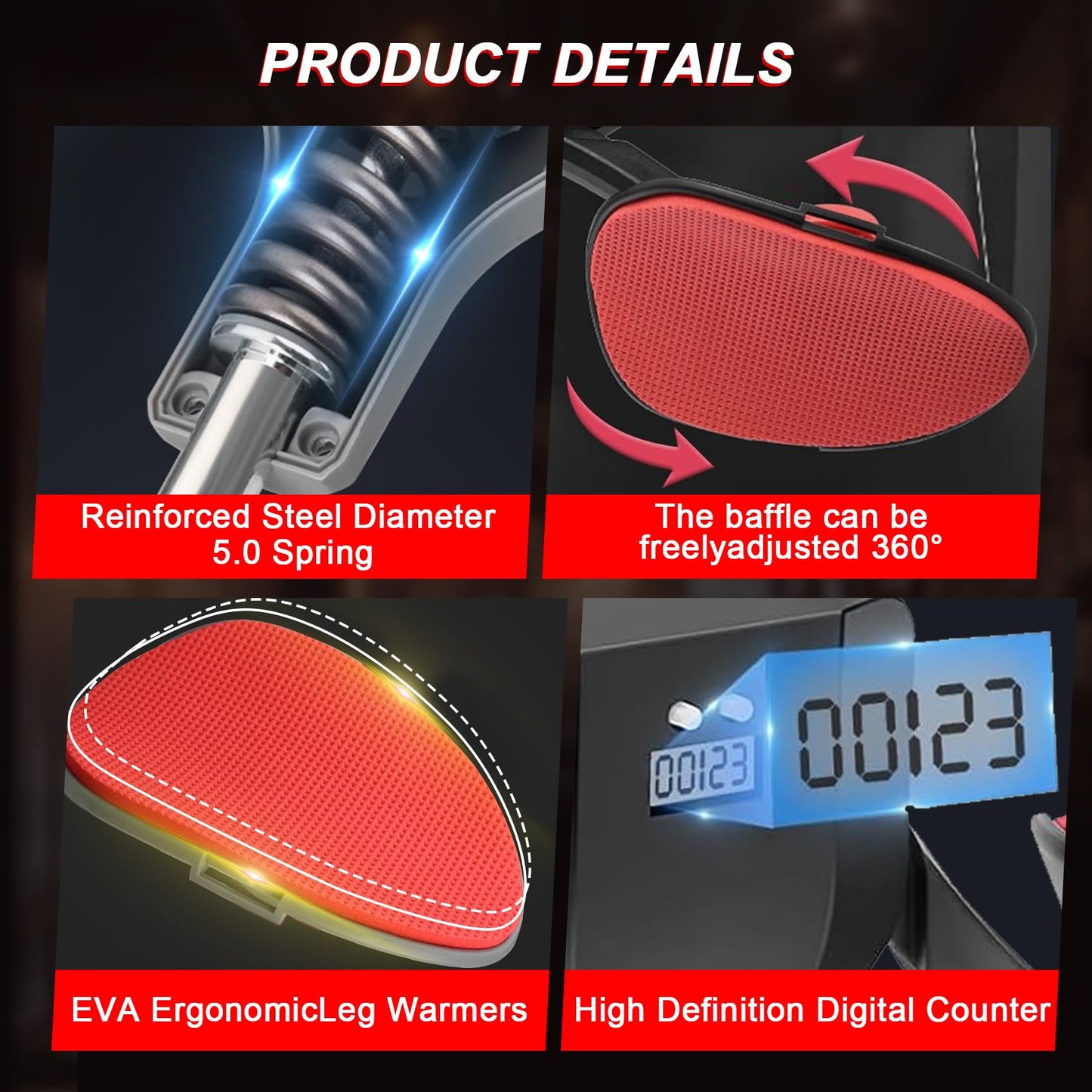 Adjustable Thigh Master,0-110lbs Pelvic Floor Exercise Device,Kegel Trainer Pelvic Health for Men,Thigh Exerciser for Women with Digital Counter,Hip Shaper Trainer Machine,Leg Inner Workout Equipment