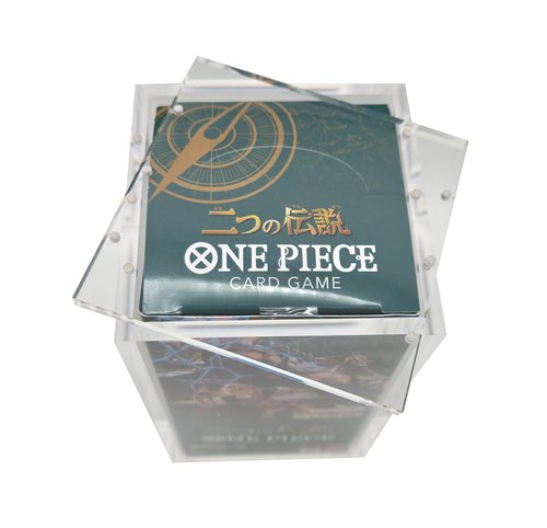 Premium UV-Protected Clear Acrylic Display Case For TCG One Piece Booster Box JAPAN Version