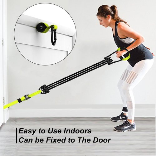 RHINOSPORT Pull Up Assistance Bands Chin up bar Assistance Bands with Door Anchor Workout Exercises Resistance Home Gym