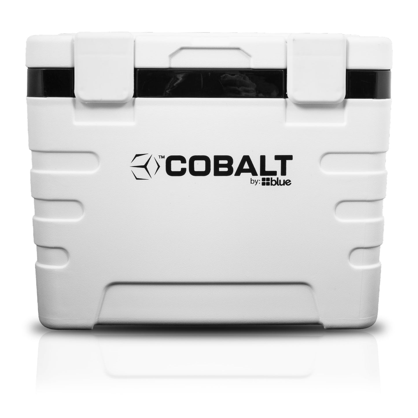37 Quart Cobalt Weekender Cooler - Ice Chest by Blue Coolers for Camping, Sports Events, and Barbecues (Full Day Ice Retention) (White)