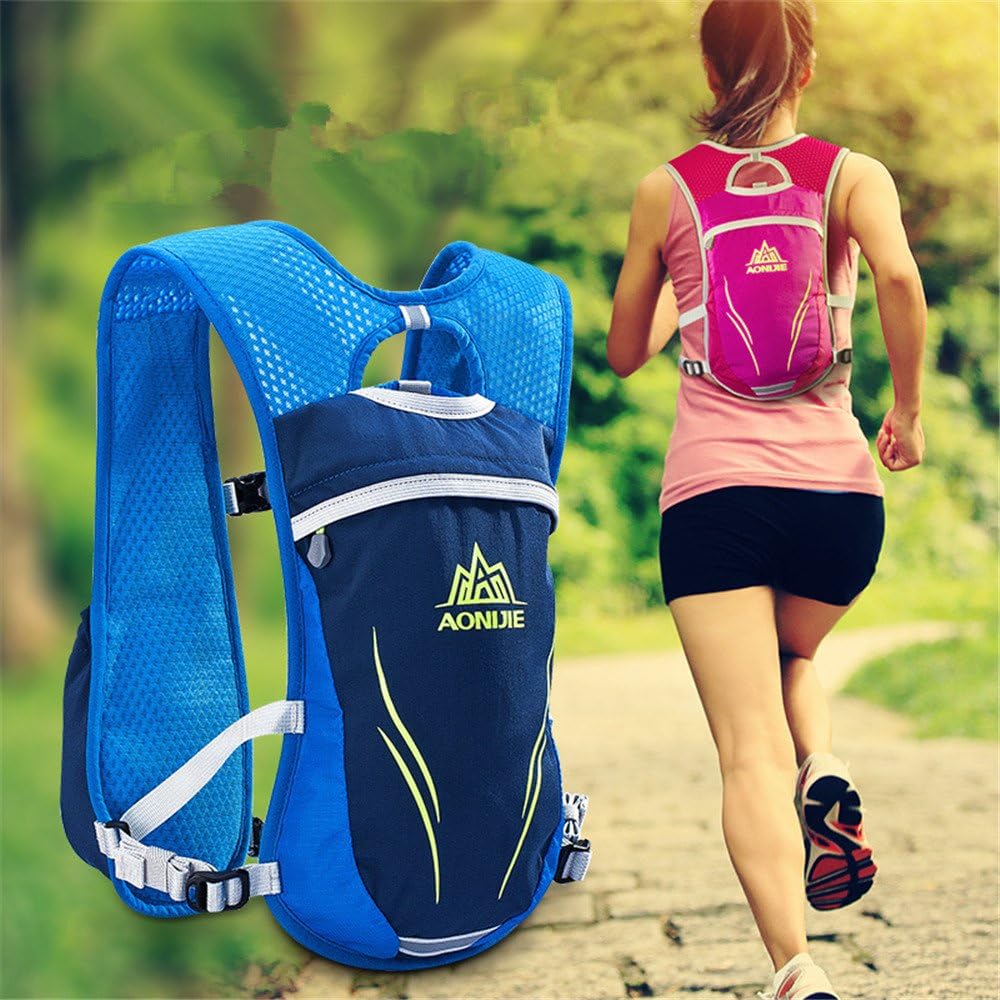 AONIJIE Lightweight Unisex 5.5L Running Race Hydration Vest Hydration Pack Backpack Riding Bag