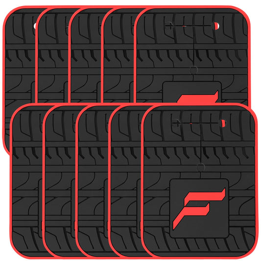 Forwode 10 Pack Car Protector for Truck Bike Rack, Non-Slip Silicone Pads of Anti-Collision, Bike Rack Accessories