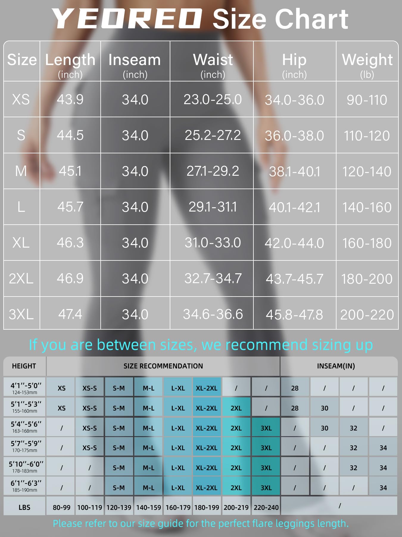 YEOREO CoreFlex Women Workout Flare Leggings with Pockets Hidden Scrunch Cargo Gym Yoga No Front Seam Leggings Lara Smoke M