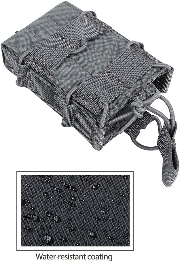 EXCELLENT ELITE SPANKER Tactical Molle Single/Double Open-Top Mag Pouch for M4 M14 M16 AR15 G36 Magazine