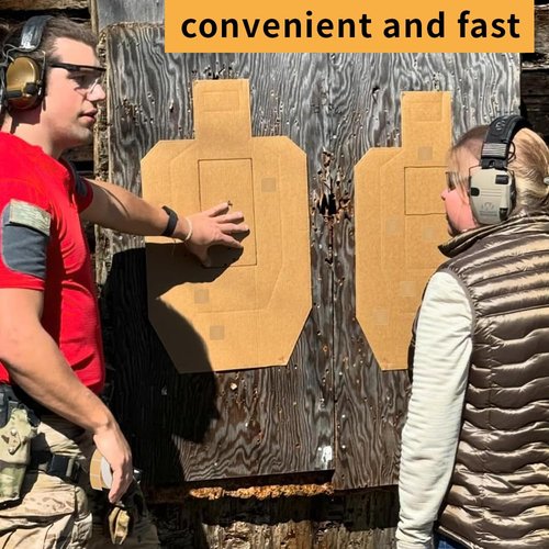 Target Pasters 3000 Pieces, 7/8" Square Target Pasters, Self Adhesive Target Stickers and Pasters for Shooting Practice Perfect for USPSA, IPSC, IDPA, Other Shooting Sports (3000)