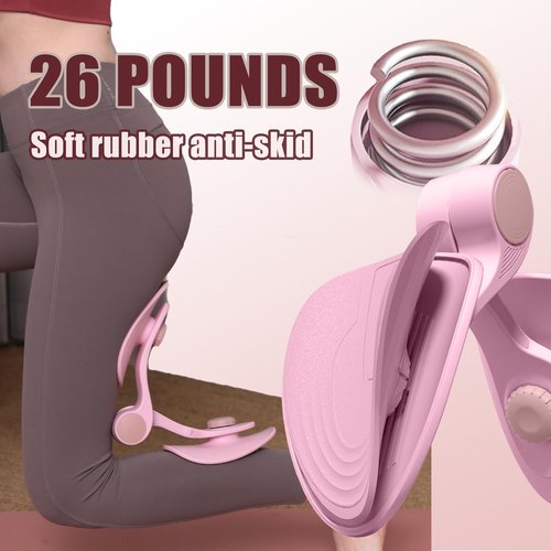 QTFYQD Thigh Trainer for Women - 26 Pounds Pelvic Floor Muscle Trainer、Thigh Exerciser and Kegel Exercise、Thigh Trainer Deluxe Exerciser、Working Out While Working (Pink)