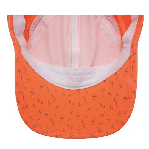 Sprints Race Day Performance Reflective Running Cap | The Lightweight, Quick Dry, Sport Hat, One Size, Unisex (US, Alpha, One Size, Neon Flash Orange)