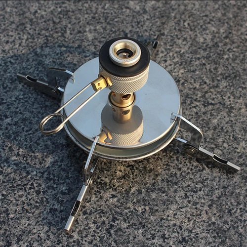 BIUMALL Windproof Camping Gas Stove Portable Foldable Backpack Electronic Stove Head Outdoor Cooking Picnic HikingMountaineering Camping