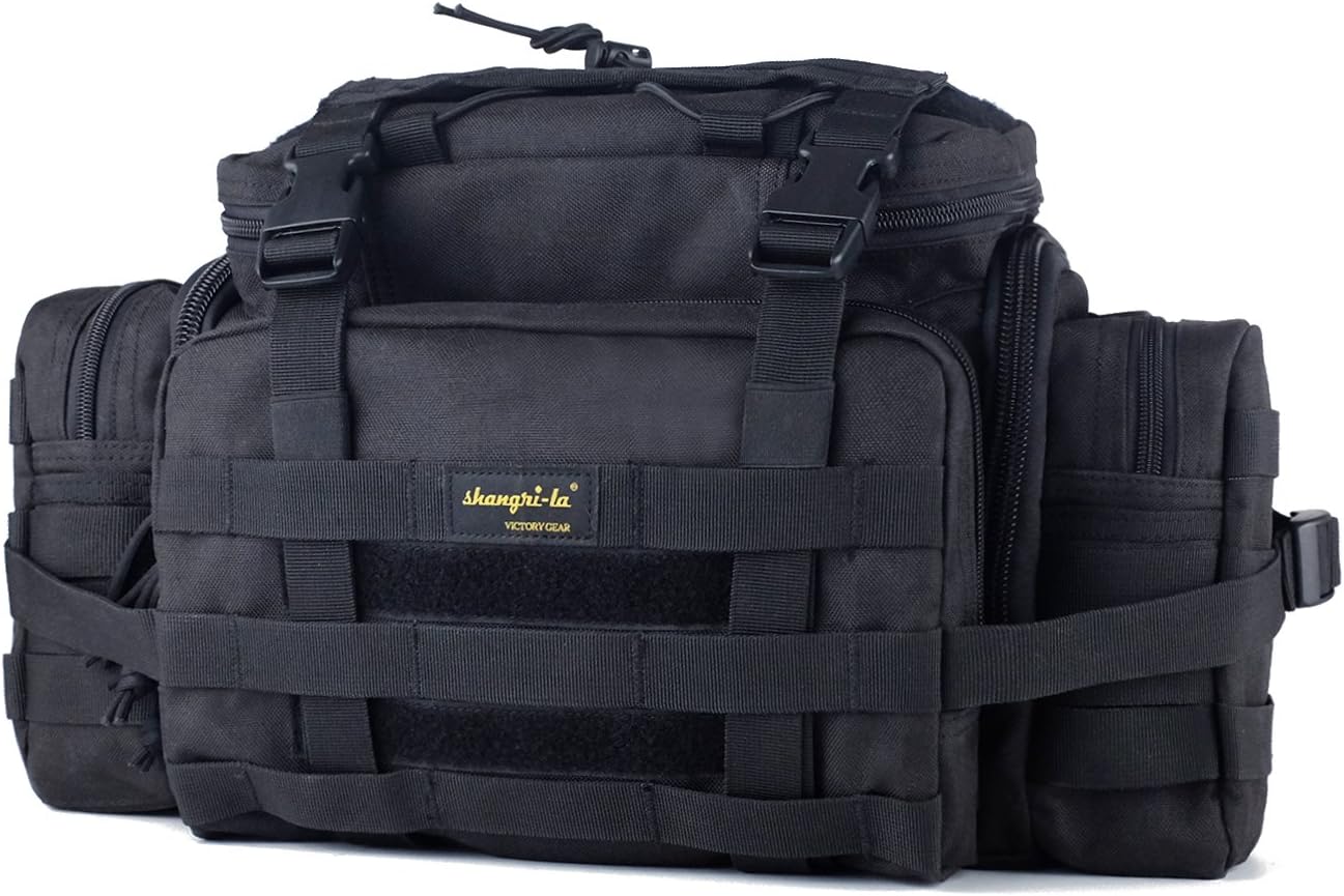 SHANGRI-LA Tactical Range Bag Outdoor Sling Backpack Hiking Fanny Waist Pack