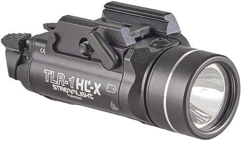 Streamlight 69500 TLR-1 HL-X 1000-Lumen 15000 Candela Rail-Mounted Tactical Weapon Light with Specific Compatibility Rail Locating Keys, Black