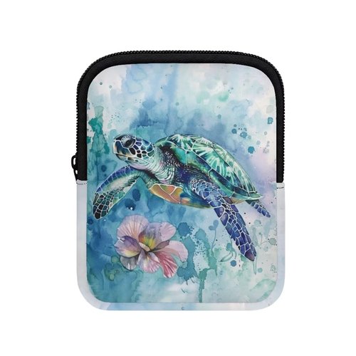 BYCHECAR Turtle Water Bottle Pouch Camo Stanley Cup Pouches for 40oz & Tumbler IceFlow Storage Pocket Stanley Phone Holder Tumbler Accessories for Women Girls