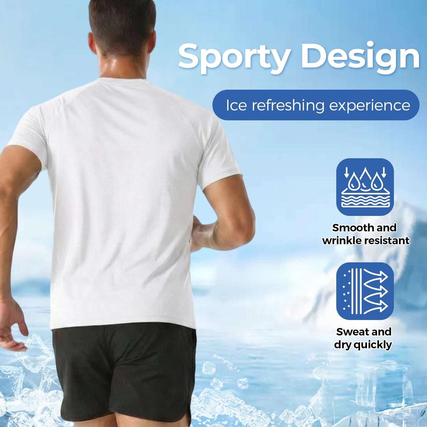HYCOPROT Men’s Quick Dry Workout T Shirts Moisture Wicking Short Sleeve Athletic Loose Fit Undershirts Lightweight Breathable Activewear Tee Tops Fitness Clothing for Running Training Hiking Casual