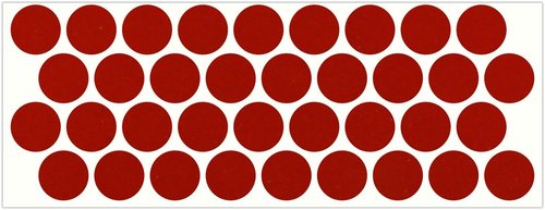 LiteMark Reflective Green 1 Inch Circle Sticker Decals for Helmets, Bicycles, Strollers, Wheelchairs and More - Pack of 36