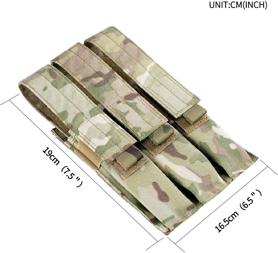 EXCELLENT ELITE SPANKER Open Top Single/Double/Triple Kriss Mag Pouch Tactical Molle MP7 Magazine Pouch