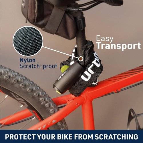 Heavy Duty Bike Chain Lock 170cm - Anti-Theft Steel Security Lock for Bicycle, Motorcycle & Scooter