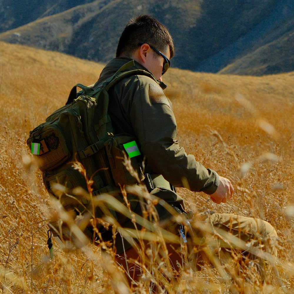 4 Pack Tactical Pouches, Molle Pouches for Backpacks, Molle Water Bottle Pouch, Backpack Attachments (Black)