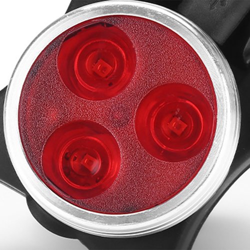 NUZYZ 2pcs USB Rechargeable Bike Light, Waterproof Super Bike Lights for Night Riding 4 Light Mode Options Mountain Bike Headlight LED Lamp Bicycle Accessories
