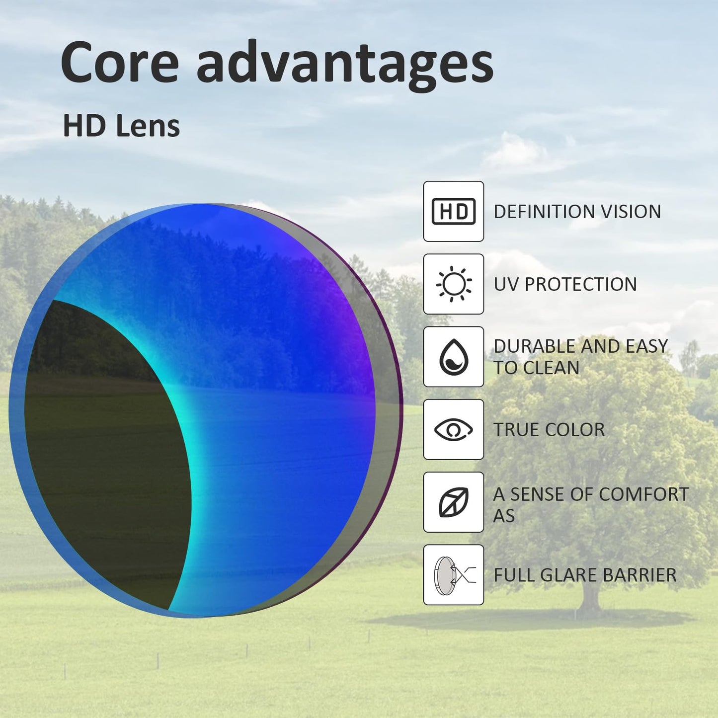 Karsaer Verde Golf Wrap Semi-Rimless Ball Finder Sunglasses for Men Women,Ideal for Golfing,Running,Cycling,Pickleball,with UV402 Protection Shades
